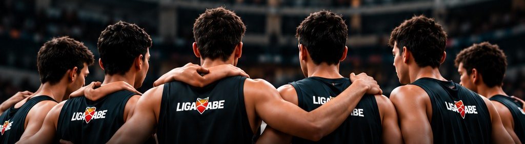 Jugadores abrazados en círculo antes de un partido